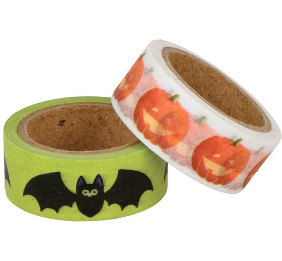 Washi Tapes "Halloween Pumpkin & Bat"