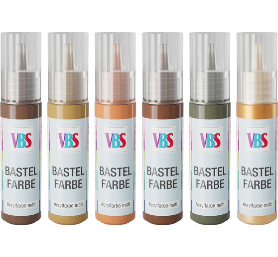 Sada barev na tvořen&iacute; VBS "Whispering Woods", 6 x 20 ml