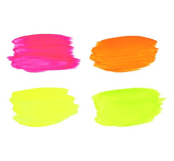 Sada barev na tvořen&iacute; VBS "NEON", 4 x 30 ml