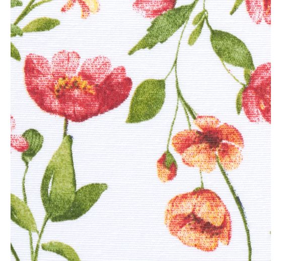 Decoration fabric linen optics "Floralis"