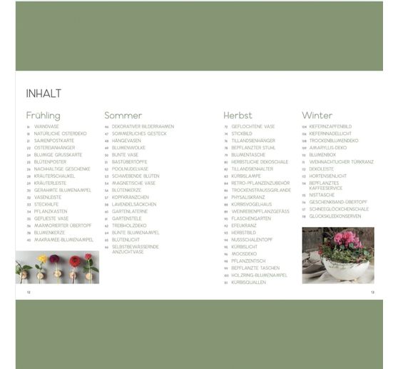Kniha "Green DIY -Bastel- und Dekoideen mit Naturmaterial und Blumen"