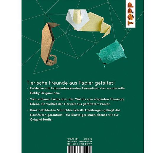 Kniha "Faszinierende Origami-Tierparade"