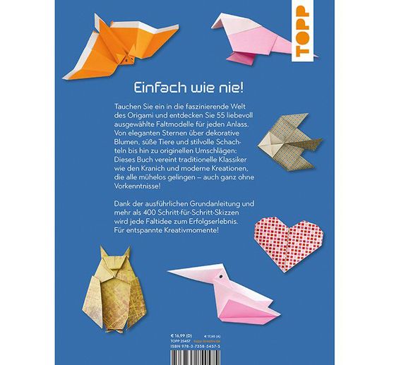 Kniha "Origami f&uuml;r alle"