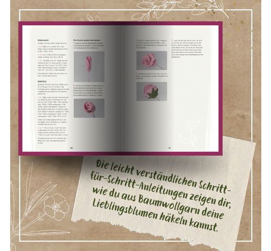 Kniha "Romantische Blumen h&auml;keln"
