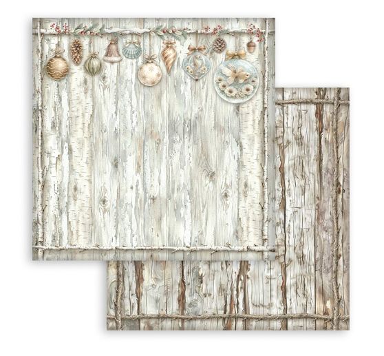 Blok pro scrapbook Stamperia "White Christmas Backgrounds"