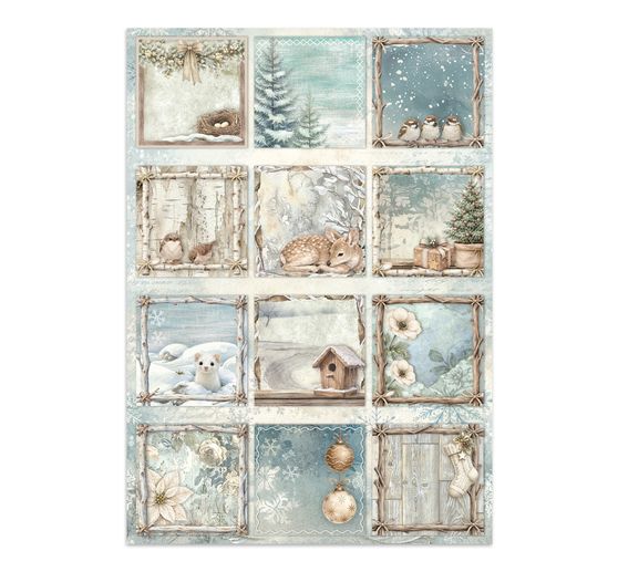 Junk Journal Book Stamperia "White Christmas"