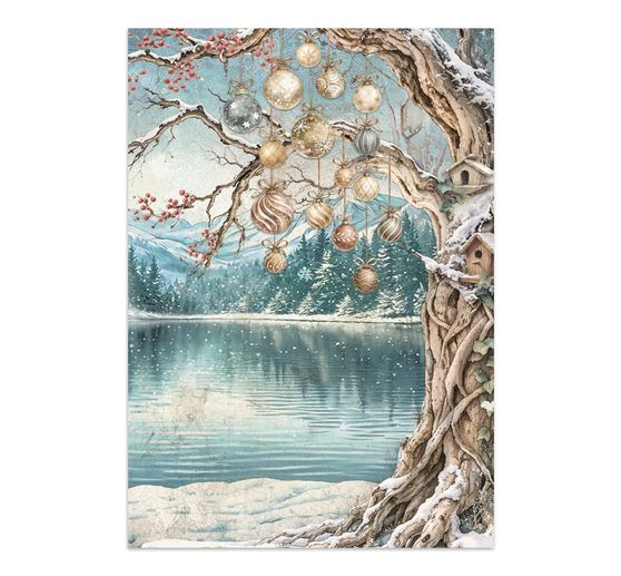 Stamperia A5 Junk Journal Focus Points "White Christmas"
