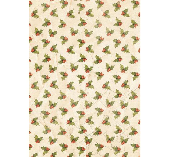 Motiv r&yacute;žov&yacute; pap&iacute;r backgrounds Stamperia "Silent Night", DIN A6, sada 8 kusů