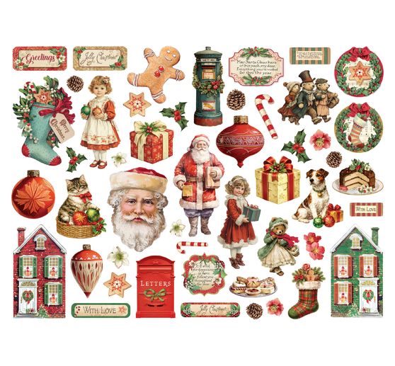 Vystřihovac&iacute; motivy Stamperia "Classic Christmas"