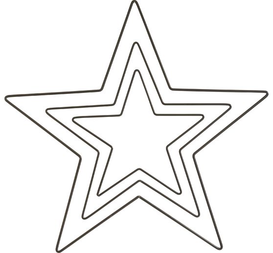 Kovov&yacute; prsten "Star", čern&yacute;
