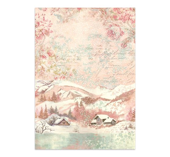 A5 Junk Journal Focus Points Stamperia "Winter Magic"