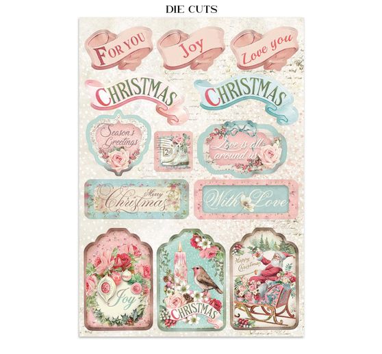 A5 Junk Journal Focus Points Stamperia "Winter Magic"