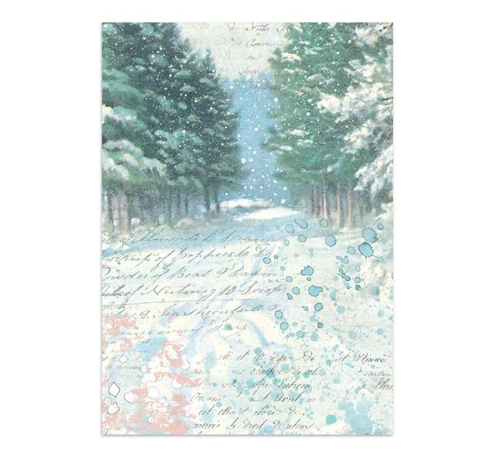 A5 Junk Journal Focus Points Stamperia "Winter Magic"
