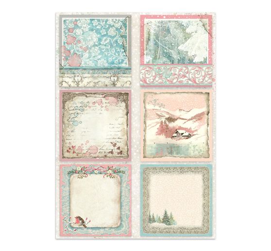 A5 Junk Journal Focus Points Stamperia "Winter Magic"