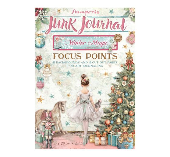 A5 Junk Journal Focus Points Stamperia "Winter Magic"
