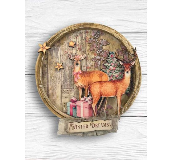Lasercut motivy Stamperia "Winter Magic"