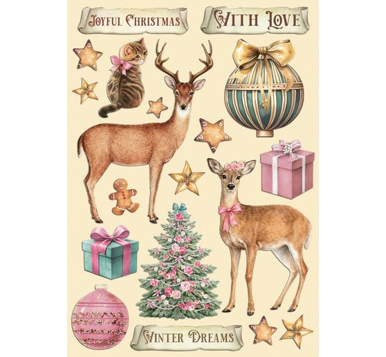 Lasercut motivy Stamperia "Winter Magic"