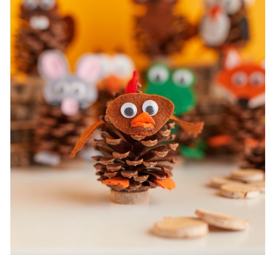 VBS Craft Kit "Pine Cone Animals"