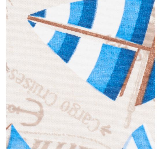 Motif fabric linen look "Harbour"