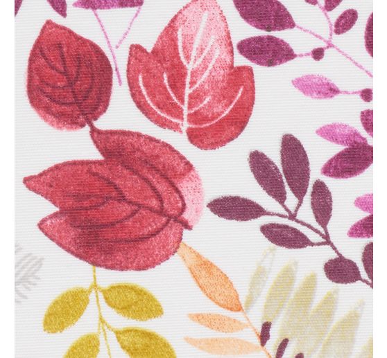 Motif fabric linen look "Guajira Leaves"