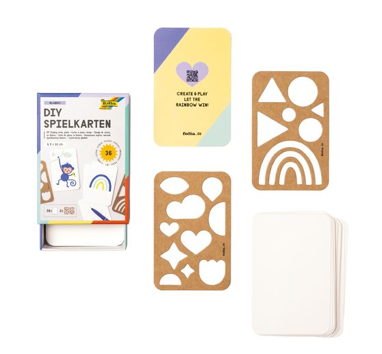 Blank playing cards set