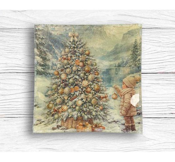 Motiv r&yacute;žov&yacute; pap&iacute;r sada Stamperia "White Christmas", DIN A4, 6 kusů