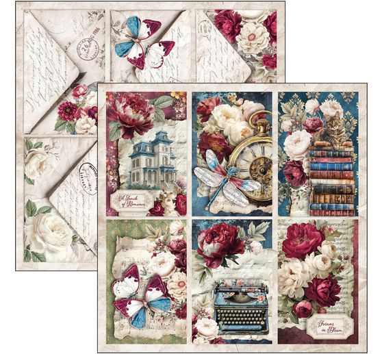 Scrapbook pap&iacute;r Ciao Bella "Bohemian Burgundy"