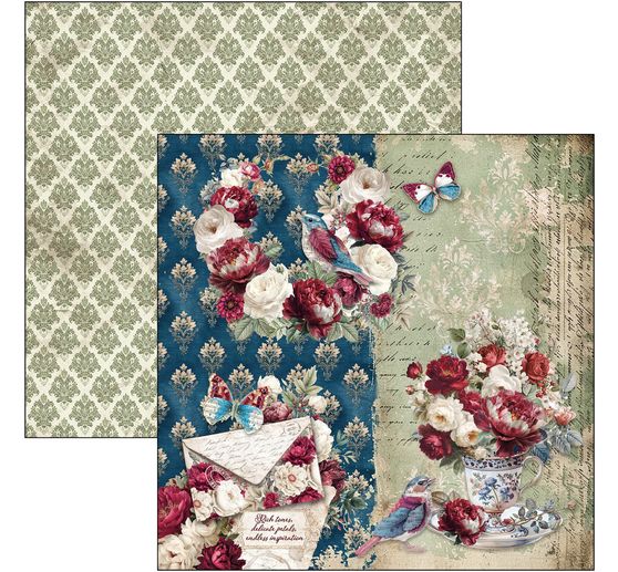 Scrapbook pap&iacute;r Ciao Bella "Bohemian Burgundy"