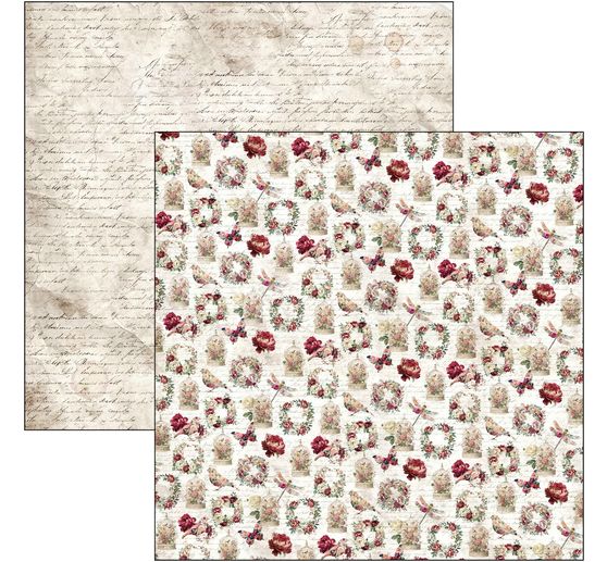 Scrapbook pap&iacute;r Ciao Bella "Bohemian Burgundy"