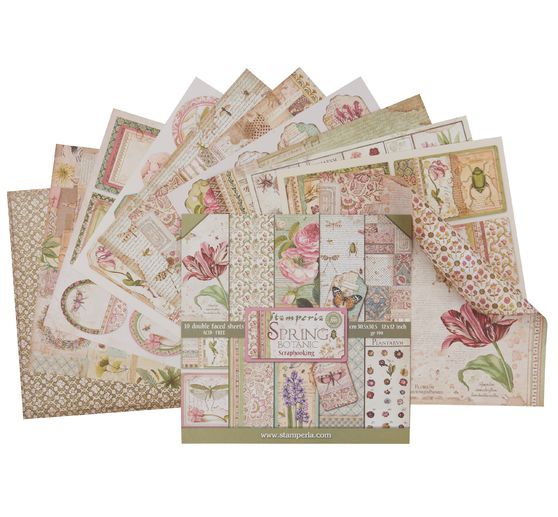 Scrapbook blok "Spring Botanic"