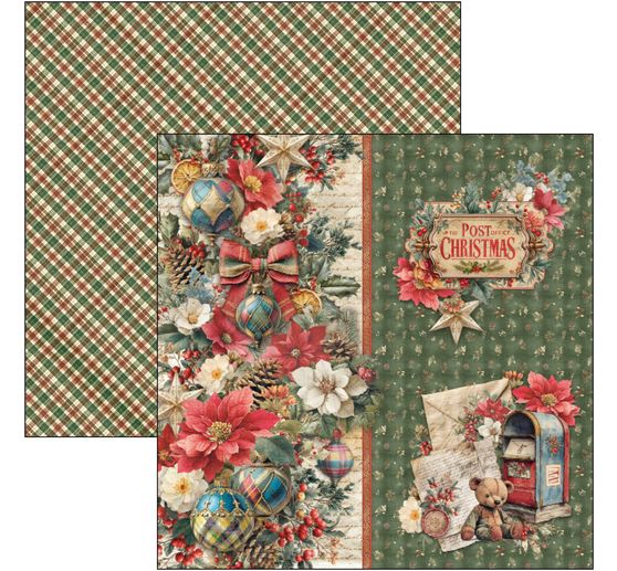 Ciao Bella scrapbook paper "Merry & Bright"