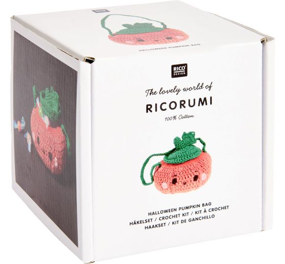 H&aacute;čkovac&iacute; sada Ricorumi "Halloween Pumpkin"