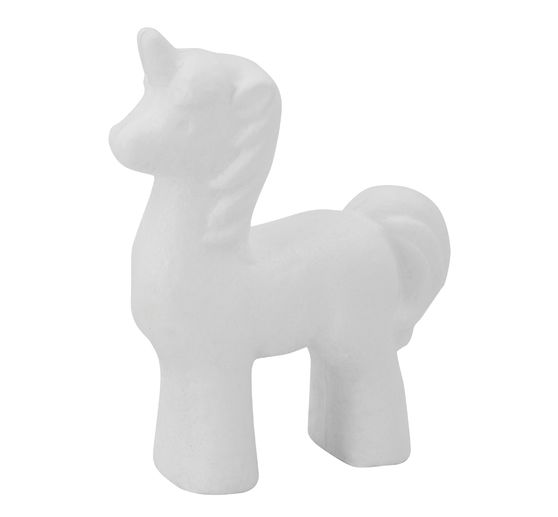 Polystyrenov&yacute; "Jednorožec", 17 cm