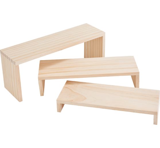 VBS Wooden shelf&nbsp;"Step", set of 3