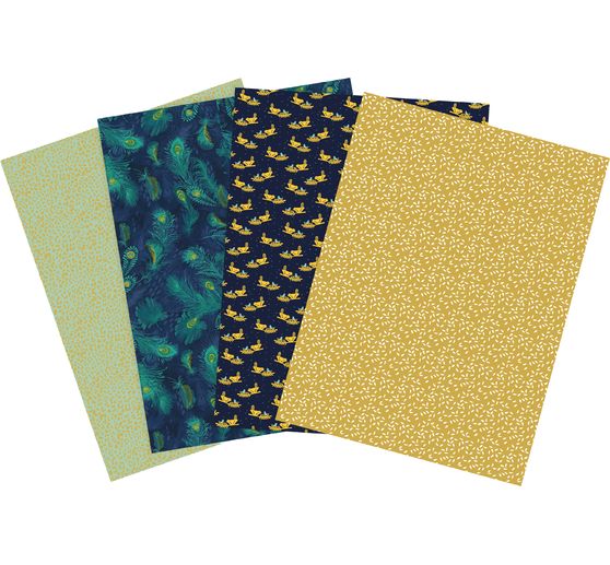 Pocket Hot-Foil Collection Mix and Patch D&eacute;copatch "Golden Peacock"