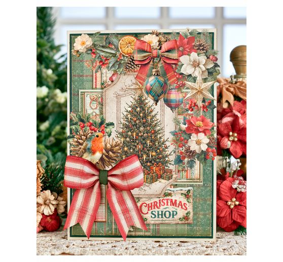Scrapbookov&yacute; pap&iacute;r Ciao Bella "Merry & Bright"