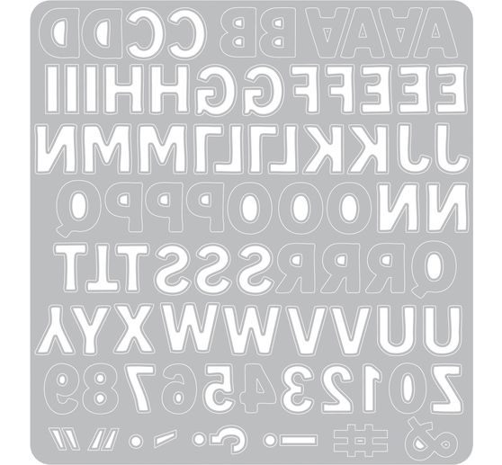 Sizzix Thinlits Punching template "Mini Bold Alpha by Vicki Boutin"