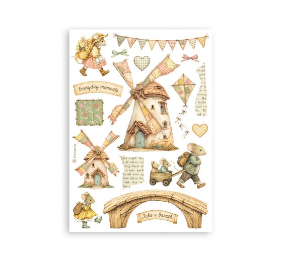 Washi pad Stamperia "Cozy Family"