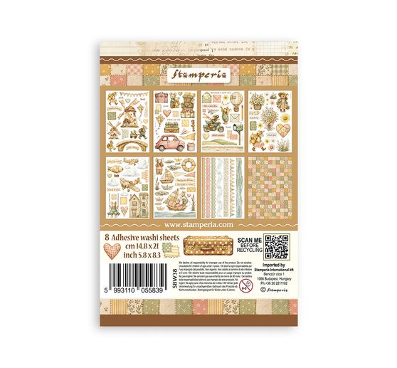 Washi pad Stamperia "Cozy Family"