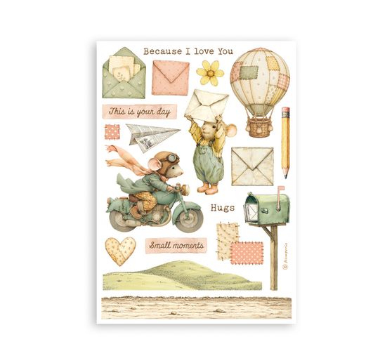 Washi pad Stamperia "Cozy Family"