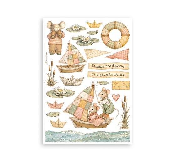 Washi pad Stamperia "Cozy Family"