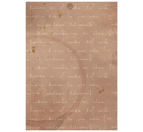Stamperia Motif straw silk backgrounds "Flowers and Poems", DIN A6, set of 8