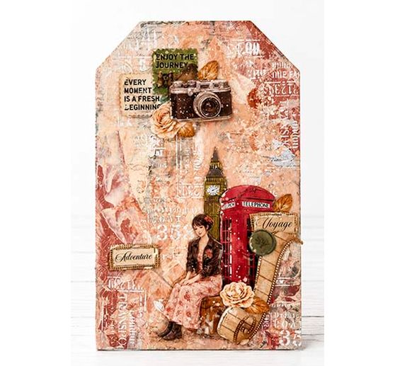 Stamperia Stencil "Our Way - Tickets", 12 x 25 cm