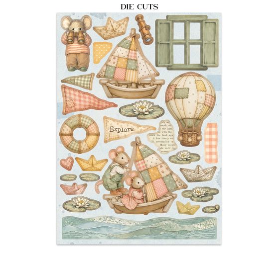 Junk Journal Book Stamperia "Cozy Family"