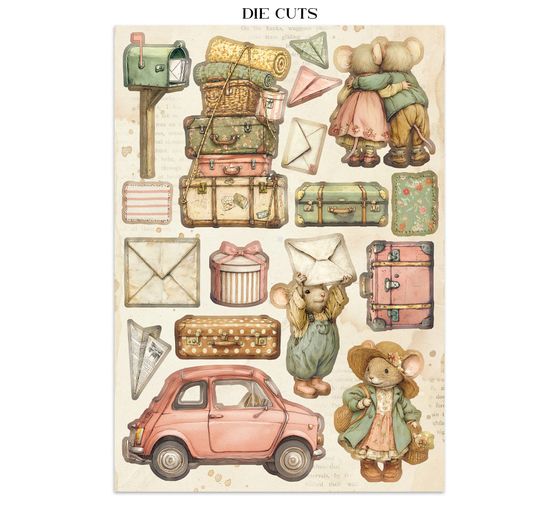 Junk Journal Book Stamperia "Cozy Family"