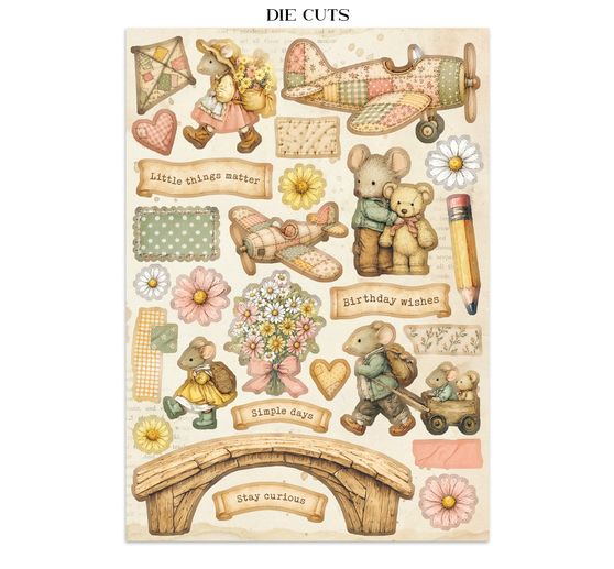 Junk Journal Book Stamperia "Cozy Family"