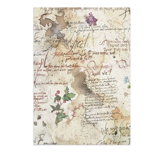 A5 Junk Journal Focus Points Stamperia "Flowers and Poems"