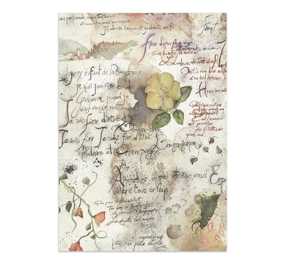 A5 Junk Journal Focus Points Stamperia "Flowers and Poems"