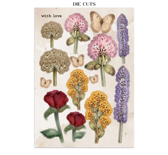 A5 Junk Journal Focus Points Stamperia "Flowers and Poems"