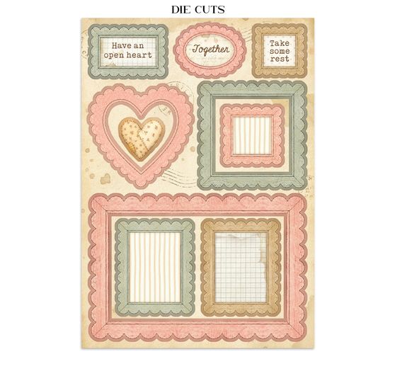 A5 Junk Journal Focus Points Stamperia "Cozy Family"
